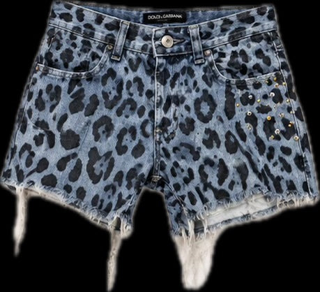 007: Dolce & Gabanna Shorts | Leopard print Lowrise| Size 32