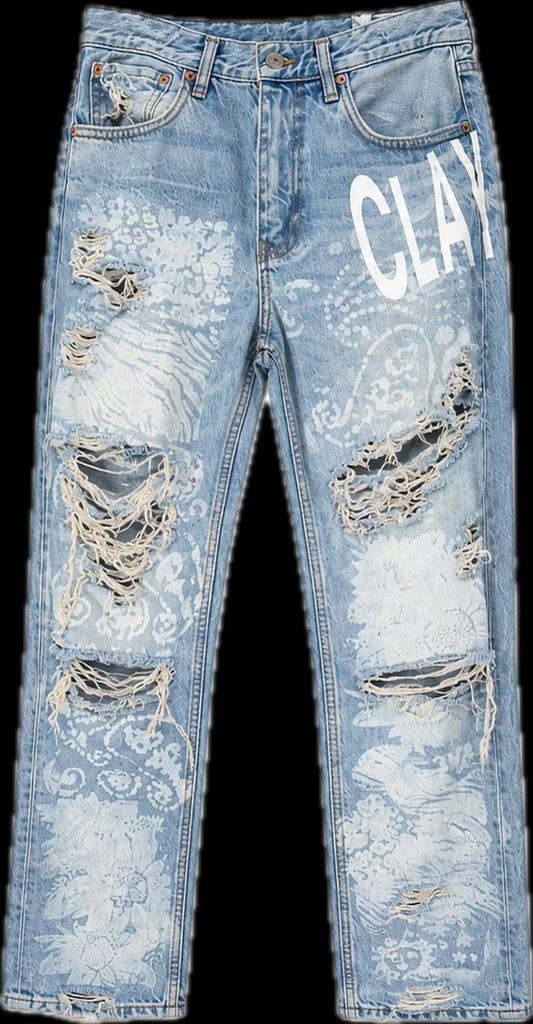 008: Clayanjé Graffiti Denim | Size __