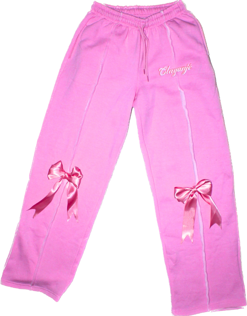 GO PINK oversized joggers